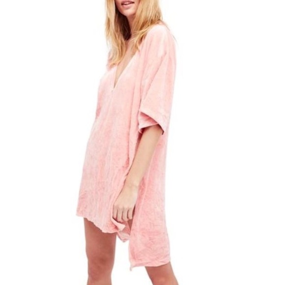 Free People Dresses & Skirts - ✨NWT Free People Crushed Velvet Shirt Dress